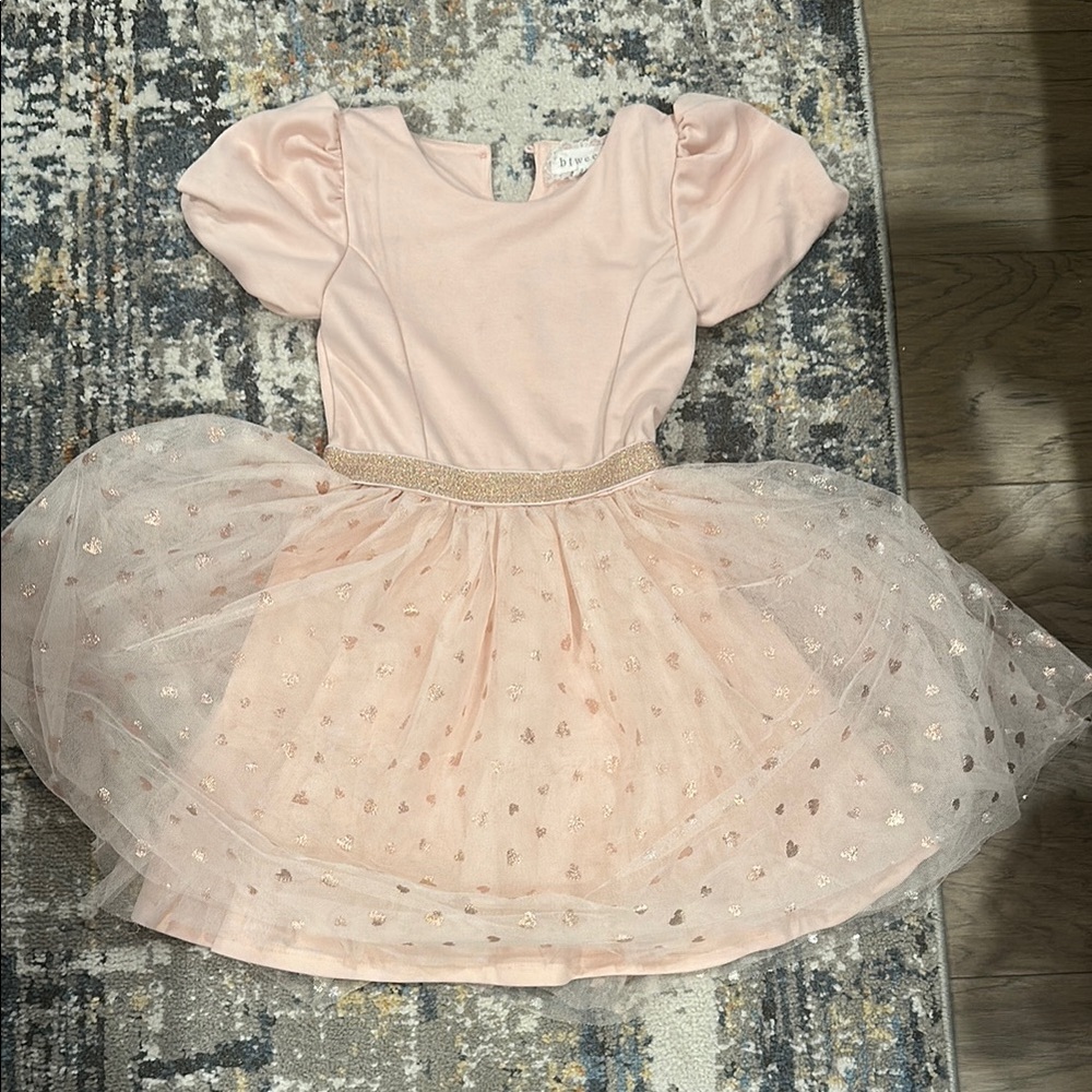 Pink and Gold Kids Costume Dress
